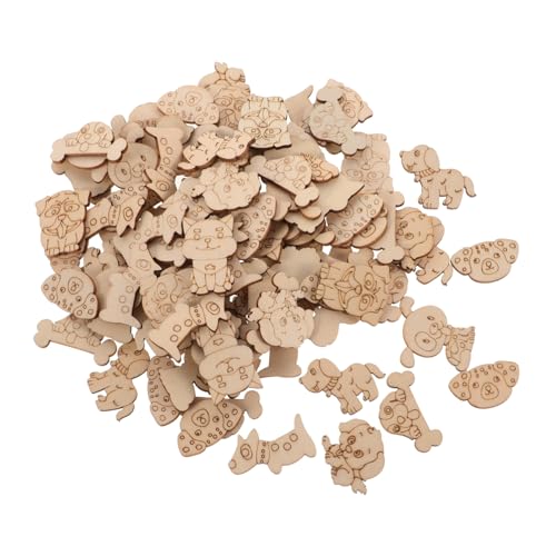 OUNONA 100 Stück Hackschnitzel für Hunde Hundendekor Stifte Stichworte Scheiben ausgeschnitten Formen Graffiti-Anhänger aus Holz Holzspäne selber machen Graffiti-Holzspäne hölzern Beige OUNONA 100 Stück Hackschnitzel für Hunde Hundendekor Stifte Stichworte Scheiben ausgeschnitten Formen Graffiti-Anhänger aus Holz Holzspäne selber machen Graffiti-Holzspäne hölzern Beige von OUNONA