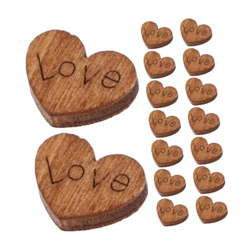 OUNONA 100 Stück Herzkonfetti aus Holz Herzknöpfe zum Nähen Ornament Knopf rustikal Mini Hochzeitstischdekorationen DIY Familienherz-Tischdekoration Hölzern Light Brown OUNONA 100 Stück Herzkonfetti aus Holz Herzknöpfe zum Nähen Ornament Knopf rustikal Mini Hochzeitstischdekorationen DIY Familienherz-Tischdekoration Hölzern Light Brown von OUNONA