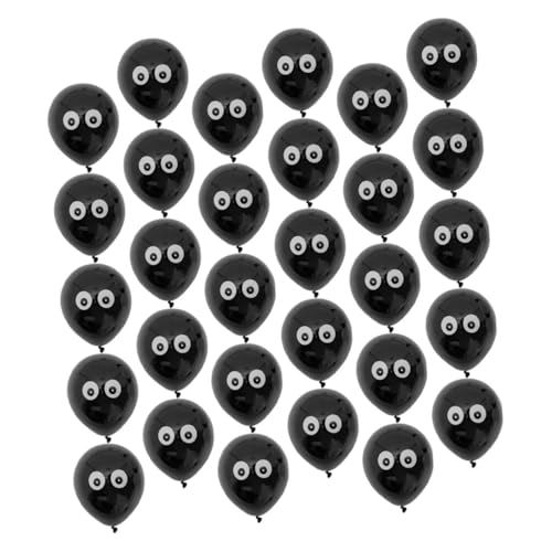 OUNONA 100Stücke Latex Halloween Luftballons Mit Halloween Party Dekorationen Für Fröhliche Mottopartys Langlebig Und Vielseitig Einsetzbar Zum Aufhängen von OUNONA