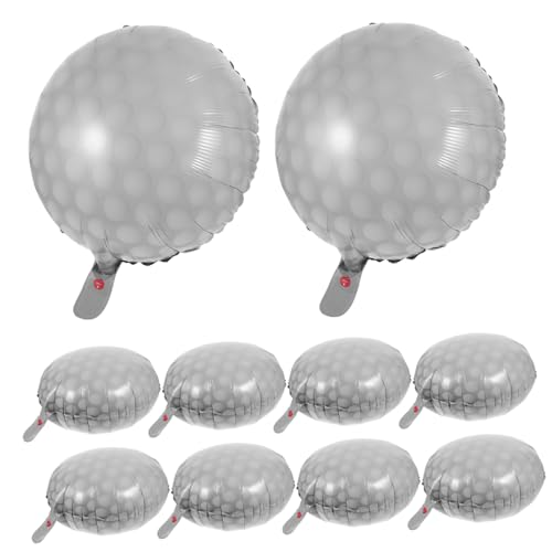 OUNONA 10Stücke Golfball Luftballons Aus Aluminiumfolie Partydekoration Für Geburtstagsfeiern Mit Golf Thema Für Kreative Ballondekorationen OUNONA 10Stücke Golfball Luftballons Aus Aluminiumfolie Partydekoration Für Geburtstagsfeiern Mit Golf Thema Für Kreative Ballondekorationen von OUNONA