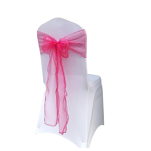 OUNONA 10Stücke Stuhlschärpen aus Tüll Elegante Stuhlabdeckung für Hochzeiten Verlobungsfeiern und Besondere Anlässe Vielseitig Einsetzbar zur Verschönerung von OUNONA