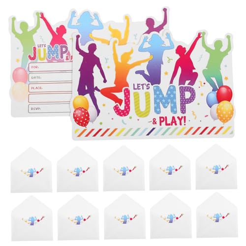 OUNONA 12 Sätze Party-einladungskarte Einladungskarten Für Partys Jump-geburtstagseinladungen Einladungen Zur Weihnachtsfeier Lustige Geburtstagskarten Karten Einladen Papier Weiß OUNONA 12 Sätze Party-einladungskarte Einladungskarten Für Partys Jump-geburtstagseinladungen Einladungen Zur Weihnachtsfeier Lustige Geburtstagskarten Karten Einladen Papier Weiß von OUNONA