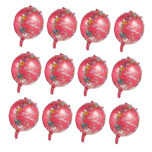 OUNONA 12 Stück Muttertagsballons Dekorative Aluminiumfolie Ballons für Perfekten Muttertag für Partys und Feiern Leicht und Langlebig für Wände und Decken OUNONA 12 Stück Muttertagsballons Dekorative Aluminiumfolie Ballons für Perfekten Muttertag für Partys und Feiern Leicht und Langlebig für Wände und Decken von OUNONA