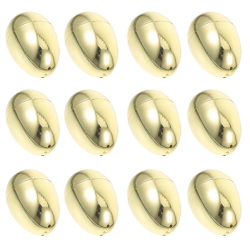 OUNONA 12 Stück Ostern Simulierte Goldene Eier Ostereier Füllspielzeug Ostereier Ostereierfüller Eier Gefülltes Ostereierbehälter Ostereier Partygeschenke Ostereier Kunststoff OUNONA 12 Stück Ostern Simulierte Goldene Eier Ostereier Füllspielzeug Ostereier Ostereierfüller Eier Gefülltes Ostereierbehälter Ostereier Partygeschenke Ostereier Kunststoff von OUNONA