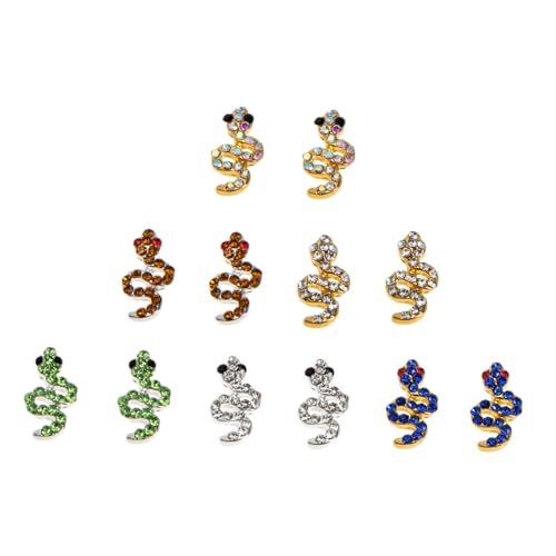 OUNONA 12 Stück Teiliges Schlangen Nagel Schmuck mit Strasssteinen Edelstein Nageldekorationen für Natürliche und Künstliche Nägel Einfach Anzubringen Stilvolle Nailart DIY Verzierungen OUNONA 12 Stück Teiliges Schlangen Nagel Schmuck mit Strasssteinen Edelstein Nageldekorationen für Natürliche und Künstliche Nägel Einfach Anzubringen Stilvolle Nailart DIY Verzierungen von OUNONA