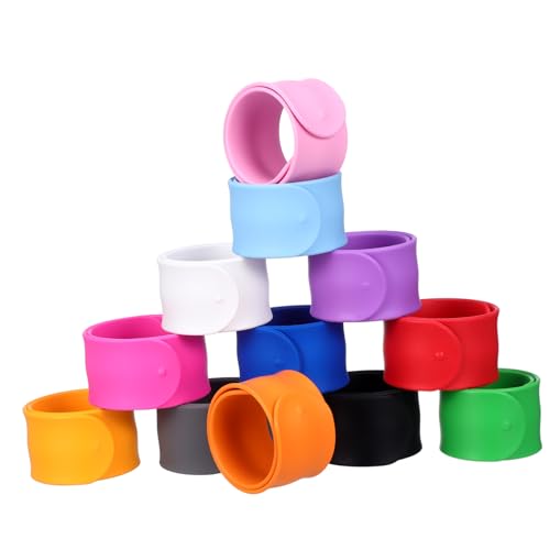 OUNONA 12 Stück Teiliges Silikon Slap Armbänder in Farben Bunte Schnapparmbänder als Party Mitgebsel für Kindergeburtstag Vielseitig Einsetzbare Wristbands für Partys und Geschenke OUNONA 12 Stück Teiliges Silikon Slap Armbänder in Farben Bunte Schnapparmbänder als Party Mitgebsel für Kindergeburtstag Vielseitig Einsetzbare Wristbands für Partys und Geschenke von OUNONA
