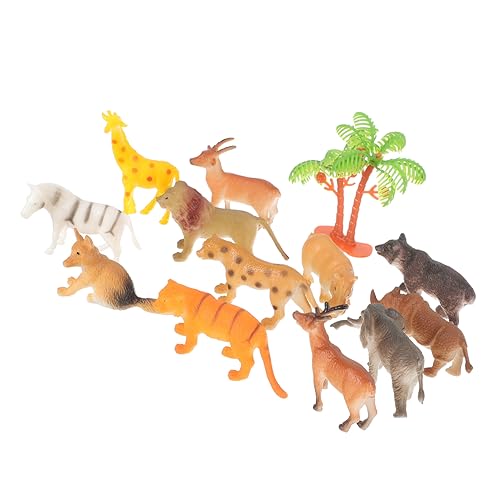 OUNONA 12 Stück Teiliges Tierfiguren aus Realistische Waldtiere für Kuchen Dekoration Kinderzimmer und Party Verschiedener Wildtiere Sicher und Bruchsicher OUNONA 12 Stück Teiliges Tierfiguren aus Realistische Waldtiere für Kuchen Dekoration Kinderzimmer und Party Verschiedener Wildtiere Sicher und Bruchsicher von OUNONA