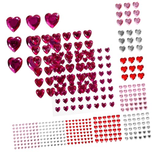 OUNONA 12Blätter Edelstein Aufkleber Selbstklebend Flache Rückseite Acryldekoration für Scrapbooking Gesichts und Nagelkunst Vielseitig Einsetzbar Herzförmige Juwelen OUNONA 12Blätter Edelstein Aufkleber Selbstklebend Flache Rückseite Acryldekoration für Scrapbooking Gesichts und Nagelkunst Vielseitig Einsetzbar Herzförmige Juwelen von OUNONA