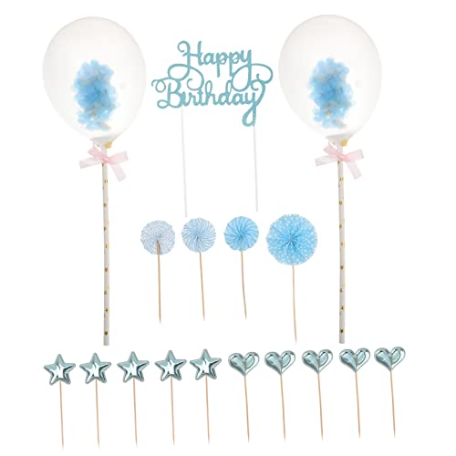 OUNONA 17 Stück Teiliges Happy Birthday Cake Topper Farbige PU Tortendekoration für Geburtstagsfeiern und Kuchen Kreative und Festliche Verzierungen für Kindergeburtstage OUNONA 17 Stück Teiliges Happy Birthday Cake Topper Farbige PU Tortendekoration für Geburtstagsfeiern und Kuchen Kreative und Festliche Verzierungen für Kindergeburtstage von OUNONA