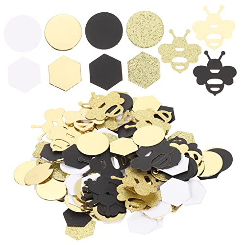OUNONA 180 Stück Bienen Thema Konfetti Teiliges Wiederverwendbare Papierstreu für Hochzeiten Geburtstagsfeiern und Besondere Anlässe für Kreative Diy Dekorationen OUNONA 180 Stück Bienen Thema Konfetti Teiliges Wiederverwendbare Papierstreu für Hochzeiten Geburtstagsfeiern und Besondere Anlässe für Kreative Diy Dekorationen von OUNONA