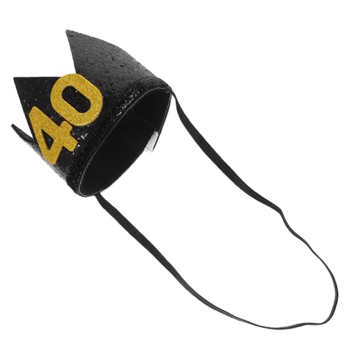 OUNONA 1Stück Dekorativer Geburtstagsfeierhut Mit Kreativem Kronendesign Schwarze Und Goldene Partyhut Dekoration Für Einzigartiger Hut Für Besondere Anlässe Partyversorgung OUNONA 1Stück Dekorativer Geburtstagsfeierhut Mit Kreativem Kronendesign Schwarze Und Goldene Partyhut Dekoration Für Einzigartiger Hut Für Besondere Anlässe Partyversorgung von OUNONA