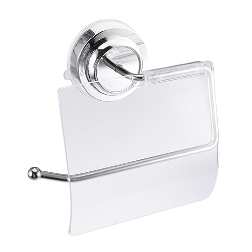 OUNONA 1Stück Papierrollenhalter mit Saugnapf Wandmontierter Toilettenpapierhalter für Badezimmer und Leicht zu Reinigen zur Platzsparenden Nutzung OUNONA 1Stück Papierrollenhalter mit Saugnapf Wandmontierter Toilettenpapierhalter für Badezimmer und Leicht zu Reinigen zur Platzsparenden Nutzung von OUNONA