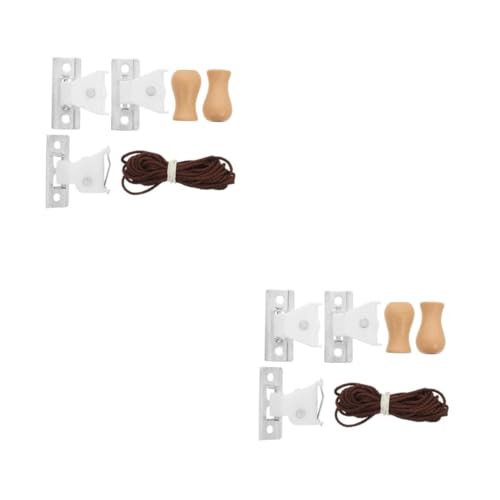 OUNONA 2 Sätze Bamboo Zubehör Set mit Holzgewicht Langlebige und Praktische Rolladenbeschläge für Einfache Installation Passend für Rollos OUNONA 2 Sätze Bamboo Zubehör Set mit Holzgewicht Langlebige und Praktische Rolladenbeschläge für Einfache Installation Passend für Rollos von OUNONA