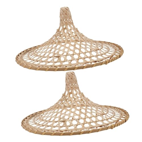 OUNONA 2 Stück Bambushut mit Durchbrüchen Kreative Tanzrequisiten für Partys und Bühnenauftritte Beige Durchmesser Multifunktionale Lampe und Deko OUNONA 2 Stück Bambushut mit Durchbrüchen Kreative Tanzrequisiten für Partys und Bühnenauftritte Beige Durchmesser Multifunktionale Lampe und Deko von OUNONA