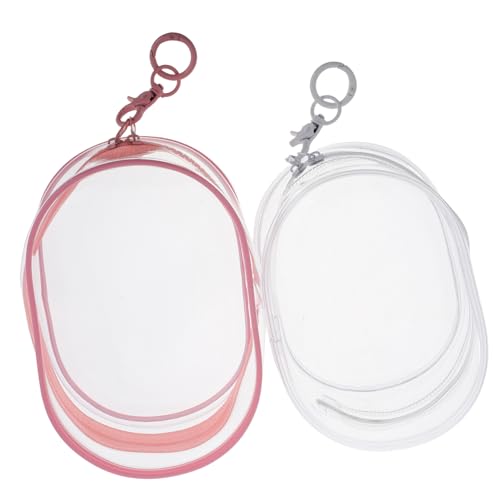 OUNONA 2 Stück Puppe Puppentasche Beutel Sammlung Schlüssel Sammlerstück Klein Miniatur Fall Anzeige Figur Minitasche Für Puppe Puppenspielkoffer Puppenbehältnisse Zur Ausstellung PVC von OUNONA