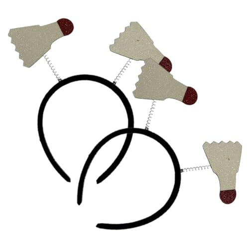 OUNONA 2 Stück Sportliches Party Headband mit Badminton Kreatives Haarschmuck für Events und Feiertage Bequem Für Sportveranstaltungen und Feiern OUNONA 2 Stück Sportliches Party Headband mit Badminton Kreatives Haarschmuck für Events und Feiertage Bequem Für Sportveranstaltungen und Feiern von OUNONA