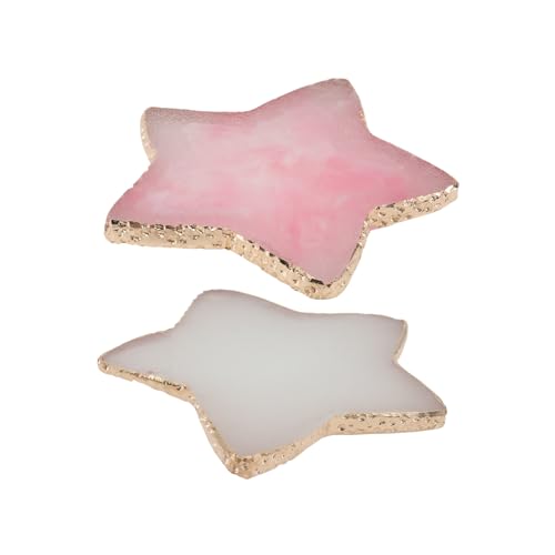 OUNONA 2 Stück Teiliges Nageldesign Mischpalette aus Resin mit Sternen Nagellack Farbmischbrett für Professionelle Maniküre und Nail Art für Nagellack Lippenstift Foundation und Pigmente OUNONA 2 Stück Teiliges Nageldesign Mischpalette aus Resin mit Sternen Nagellack Farbmischbrett für Professionelle Maniküre und Nail Art für Nagellack Lippenstift Foundation und Pigmente von OUNONA