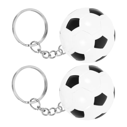OUNONA 2 Stücke Fußball-Schlüsselanhänger schlüsselanhänger fussball fußball schlüsselanhänger fussball schlüsselanhänger Fußball Dekoration Anhänger Metallschlüsselung Black OUNONA 2 Stücke Fußball-Schlüsselanhänger schlüsselanhänger fussball fußball schlüsselanhänger fussball schlüsselanhänger Fußball Dekoration Anhänger Metallschlüsselung Black von OUNONA
