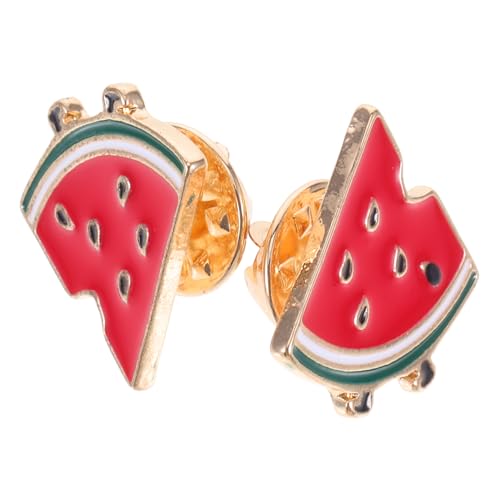 OUNONA 2 Stücke Wassermelone Legierung Nette Pins Wassermelone Broschen Schmuck Wassermelone Emaille Pin OUNONA 2 Stücke Wassermelone Legierung Nette Pins Wassermelone Broschen Schmuck Wassermelone Emaille Pin von OUNONA