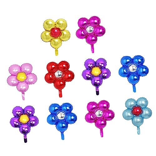 OUNONA 20 Stück Blumenform Folienballons für Hochzeiten Partys und Feiern für Kindergeburtstage Gartenfeste Zufällige Farbe OUNONA 20 Stück Blumenform Folienballons für Hochzeiten Partys und Feiern für Kindergeburtstage Gartenfeste Zufällige Farbe von OUNONA