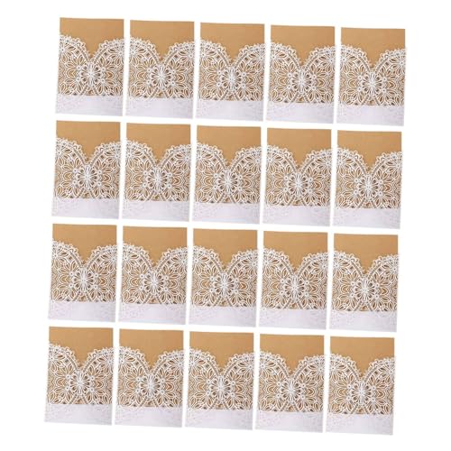 OUNONA 20 Stück Europäische Hochzeitseinladungskarten mit Filigraner Papierkunst Hochzeitskarten für Unvergessliche Zeremonien und Persönliche Grüße OUNONA 20 Stück Europäische Hochzeitseinladungskarten mit Filigraner Papierkunst Hochzeitskarten für Unvergessliche Zeremonien und Persönliche Grüße von OUNONA