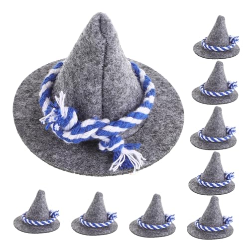 OUNONA 20 Stück Fühlte Zaubererhut Gruseliger Halloween-hut Puppenhüte Halloween-flaschenhut Zaubererhut Diy Halloween-hüte Zum Basteln Hexenhüte Flaschendeckel Gefühlt Grau OUNONA 20 Stück Fühlte Zaubererhut Gruseliger Halloween-hut Puppenhüte Halloween-flaschenhut Zaubererhut Diy Halloween-hüte Zum Basteln Hexenhüte Flaschendeckel Gefühlt Grau von OUNONA