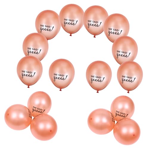 OUNONA 20 Stück -Goldballon hängender Ballon roségoldener Ballon junggesellinnenabschied bachelorette party Latexballons für Hochzeitsfeiern Ballons bedrucken Emulsion OUNONA 20 Stück -Goldballon hängender Ballon roségoldener Ballon junggesellinnenabschied bachelorette party Latexballons für Hochzeitsfeiern Ballons bedrucken Emulsion von OUNONA
