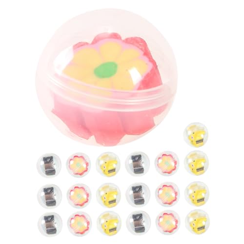 OUNONA 20 Stück Teiliges Bunte Vending Kapseln mit Radiergummi Bleistiftaufsatz Vielseitige Überraschungsspielzeuge als Mitgebsel für Kindergeburtstage Fasching und Ostern Langlebig und OUNONA 20 Stück Teiliges Bunte Vending Kapseln mit Radiergummi Bleistiftaufsatz Vielseitige Überraschungsspielzeuge als Mitgebsel für Kindergeburtstage Fasching und Ostern Langlebig und von OUNONA