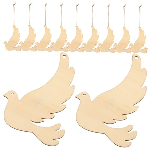 OUNONA 20 Stück Teiliges Holzscheiben Vogel Naturbelassene Holzstücke zum Bemalen und Basteln DIY Deko für Hochzeit Party und Zuhause Handliche Holzanhänger für Kreative Gestaltung OUNONA 20 Stück Teiliges Holzscheiben Vogel Naturbelassene Holzstücke zum Bemalen und Basteln DIY Deko für Hochzeit Party und Zuhause Handliche Holzanhänger für Kreative Gestaltung von OUNONA