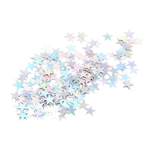 OUNONA 2000 Stück Fünf Punkt Konfetti Silber Dekorative für Hochzeiten Geburtstagsfeiern und Feste für Einladungen und OUNONA 2000 Stück Fünf Punkt Konfetti Silber Dekorative für Hochzeiten Geburtstagsfeiern und Feste für Einladungen und von OUNONA