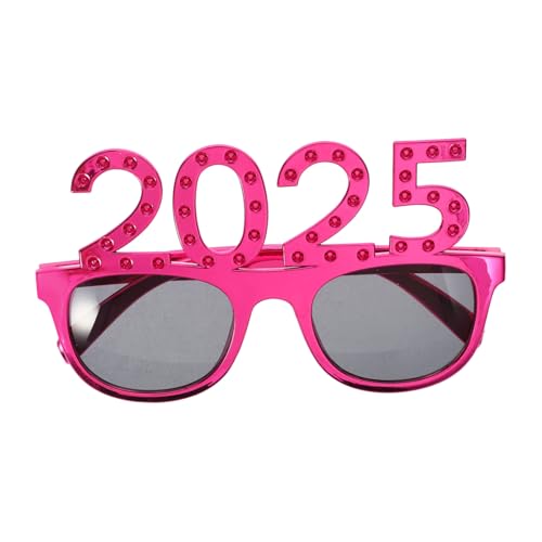 OUNONA 2025 Digitale Brille Szene Party-brillengestell Partybrillen Für Das Neue Jahr Mit Retro Neujahrsfeierbrille Auge Blau Überdimensioniert Cool Erwachsene Gläser Zu Geformt Rosy Stk OUNONA 2025 Digitale Brille Szene Party-brillengestell Partybrillen Für Das Neue Jahr Mit Retro Neujahrsfeierbrille Auge Blau Überdimensioniert Cool Erwachsene Gläser Zu Geformt Rosy Stk von OUNONA