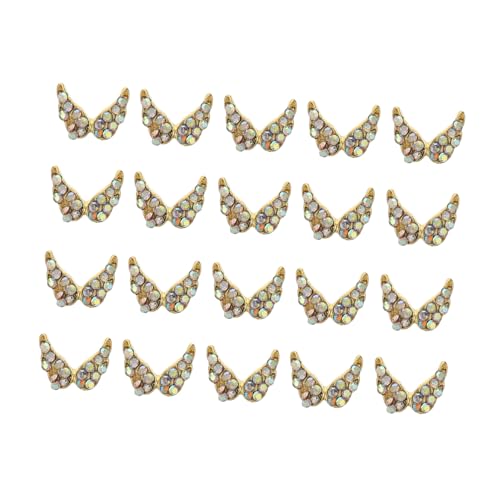 OUNONA 20Stücke Charms und Flügel Nail Art Sticker für Nageldekoration Einfach Anzuwenden für Natürliche und Künstliche Nägel DIY Design OUNONA 20Stücke Charms und Flügel Nail Art Sticker für Nageldekoration Einfach Anzuwenden für Natürliche und Künstliche Nägel DIY Design von OUNONA