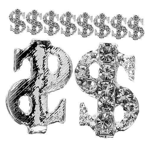 OUNONA 20Stücke Dollarzeichen Charms Metall Nagelschmuck für Nail Art Nageldekoration für Zuhause und Salon für Feste und Besondere Anlässe OUNONA 20Stücke Dollarzeichen Charms Metall Nagelschmuck für Nail Art Nageldekoration für Zuhause und Salon für Feste und Besondere Anlässe von OUNONA