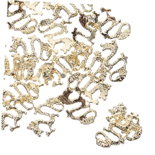 OUNONA 20Stücke Drachen Charms Nagelkunst Dekoration Für Maniküre DIY Nail Art Zubehör Für Designs Langlebig Und Leicht von OUNONA