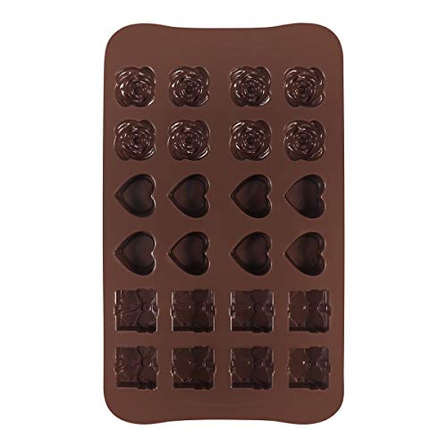 OUNONA 24-fach rechteckige Silikonform, 3er-Pack rechteckige Formen zur Herstellung von Seifenriegeln, Harz, Schokolade, Seifenkerzen und Jelly-Brown, Geschenken Formen OUNONA 24-fach rechteckige Silikonform, 3er-Pack rechteckige Formen zur Herstellung von Seifenriegeln, Harz, Schokolade, Seifenkerzen und Jelly-Brown, Geschenken Formen von OUNONA