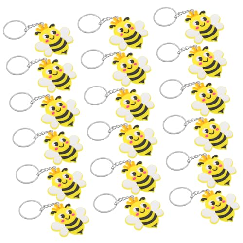 OUNONA 24 Stück Biene Schlüsselanhänger Bienen-charme-schlüsselanhänger Bienenpartyzubehör Bienen-mottoparty Bienenförmiger Schlüsselanhänger Geburtstagsfeier Dekorationen Pvc OUNONA 24 Stück Biene Schlüsselanhänger Bienen-charme-schlüsselanhänger Bienenpartyzubehör Bienen-mottoparty Bienenförmiger Schlüsselanhänger Geburtstagsfeier Dekorationen Pvc von OUNONA