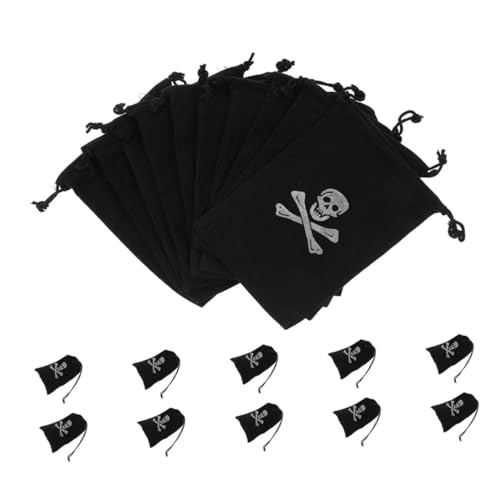 OUNONA 24 Stück Piraten Aufbewahrungstaschen Piratentaschen Piraten Beutel Piraten Partygeschenke Piraten Münzbeutel Münzbeutel Für Piraten Geschenktüten Piraten Thementaschen von OUNONA