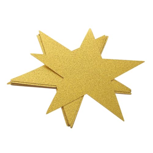 OUNONA 24 Stück Sternausschnitt Aus Papier Glitzersterne Kartonausschnitte Papiersterne Dekoration Sterne Ausschnitte Tischkonfetti Papierausschnitte Sterndekorationen Für Partys Golden OUNONA 24 Stück Sternausschnitt Aus Papier Glitzersterne Kartonausschnitte Papiersterne Dekoration Sterne Ausschnitte Tischkonfetti Papierausschnitte Sterndekorationen Für Partys Golden von OUNONA