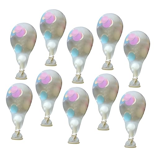 OUNONA 24Stücke Latex Geburtstagsballons Mit Konfetti Luftballons Für Festliche Dekorationen Für Geburtstagsfeiern Und Spezielle Anlässe Langlebig Und Sicher von OUNONA