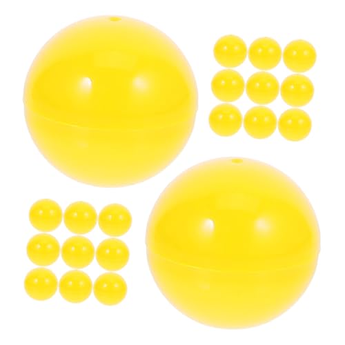 OUNONA 25 Stück Öffbare Raffle Bälle aus Wiederverwendbare Plastikkugeln für Gewinnspiele und Partys für Kreative Bastelprojekte und Spiele von OUNONA
