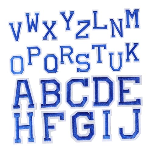 OUNONA 26 Stück Teiliges Buchstaben Aufbügler Alphabet Patches für Kleidung Dekorative Bügelbuchstaben Personalisieren von Textilien und DIY Projekten OUNONA 26 Stück Teiliges Buchstaben Aufbügler Alphabet Patches für Kleidung Dekorative Bügelbuchstaben Personalisieren von Textilien und DIY Projekten von OUNONA