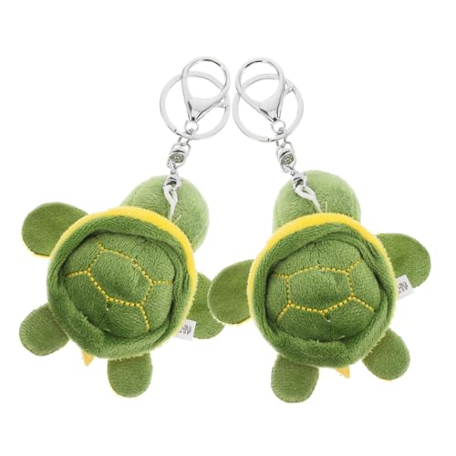 OUNONA 2Stücke Kawaii Plüsch Schildkröte Schlüsselanhänger Lustige Rucksackanhänger Für Frauen Süße Tier Schlüsselketten Für Auto Und Handtaschen OUNONA 2Stücke Kawaii Plüsch Schildkröte Schlüsselanhänger Lustige Rucksackanhänger Für Frauen Süße Tier Schlüsselketten Für Auto Und Handtaschen von OUNONA