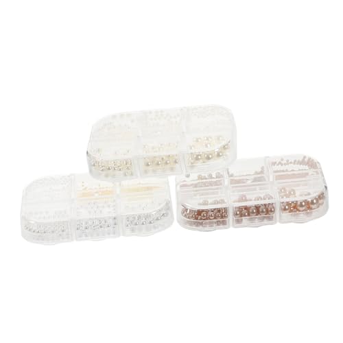 OUNONA 3 Boxen Manicure Supply Nagelperlen Mix Kunststoff Perlen für DIY Nail Art Nageldekorationen Frauen Nail Accessories Charms Langlebig und Vielseitig OUNONA 3 Boxen Manicure Supply Nagelperlen Mix Kunststoff Perlen für DIY Nail Art Nageldekorationen Frauen Nail Accessories Charms Langlebig und Vielseitig von OUNONA