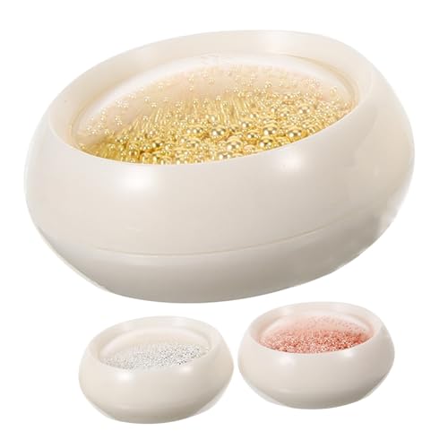 OUNONA 3 Kartons Metallperlen für Nail Art Dekorationen DIY Zubehör für Stilvolle Nagelkunst Geeignet für Natürliche und Künstliche Nägel Roségold Gold und Silber OUNONA 3 Kartons Metallperlen für Nail Art Dekorationen DIY Zubehör für Stilvolle Nagelkunst Geeignet für Natürliche und Künstliche Nägel Roségold Gold und Silber von OUNONA