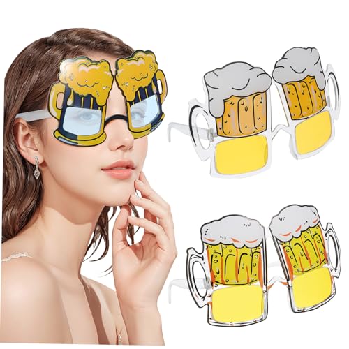 OUNONA 3 Paare Partybrillen in Bierglas Design aus Robustem Abs Lustige Fotorequisiten für Strand und Sommerpartys Wiederverwendbare Dekoration für Outdoor Events OUNONA 3 Paare Partybrillen in Bierglas Design aus Robustem Abs Lustige Fotorequisiten für Strand und Sommerpartys Wiederverwendbare Dekoration für Outdoor Events von OUNONA