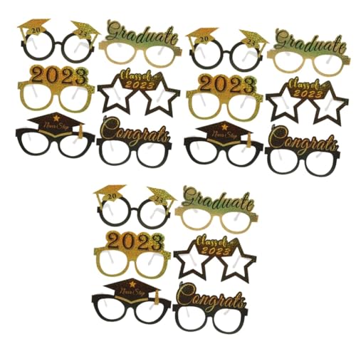 OUNONA 3 Sätze Abschlussbrille Party Geformt Absolventen Rosa Sonnenbrille Aus Papier Abschluss Fotografie Zubehör Abschluss Zubehör Abschlussfeier Brille 6 Stück * 3 OUNONA 3 Sätze Abschlussbrille Party Geformt Absolventen Rosa Sonnenbrille Aus Papier Abschluss Fotografie Zubehör Abschluss Zubehör Abschlussfeier Brille 6 Stück * 3 von OUNONA