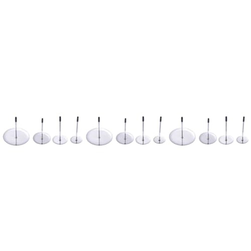 OUNONA 3 Sätze Teiliges Tortendekorationsset Blumenstecker Und Kunststoffschneider Für Fondant Dekorationen Blumenheber Für Kreative Backideen 4 Stück * 3 von OUNONA