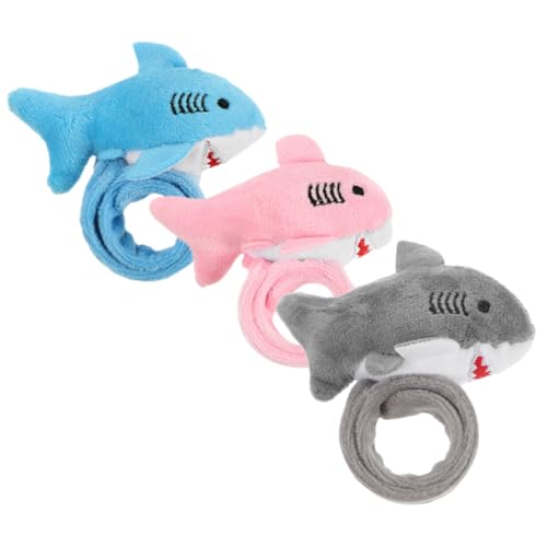 OUNONA 3 Stück Pop Circle Armband Tier Hai Klobige Hai Schlagarmbänder Hai Thema Schlagbänder Hai Schnapparmband Plüsch Schnapparmbänder Hai Schlagbänder Pp Baumwolle OUNONA 3 Stück Pop Circle Armband Tier Hai Klobige Hai Schlagarmbänder Hai Thema Schlagbänder Hai Schnapparmband Plüsch Schnapparmbänder Hai Schlagbänder Pp Baumwolle von OUNONA