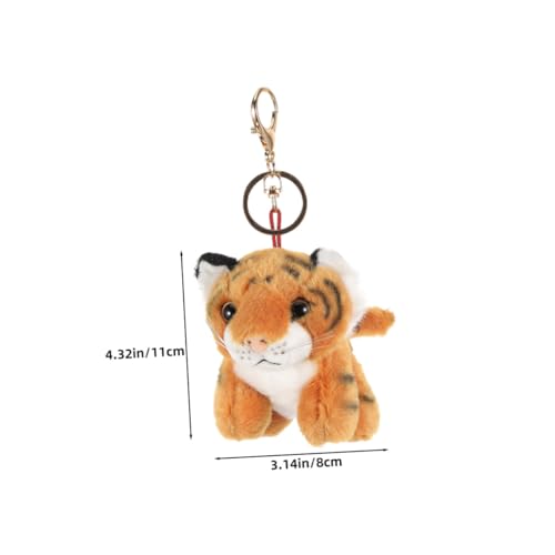 OUNONA 3 Stück Teiliges Set Plüsch Tiger Schlüsselanhänger Langlebig mit Niedlichem Tiger für Taschen Rucksäcke Schlüssel Partygeschenke Shower Zubehör OUNONA 3 Stück Teiliges Set Plüsch Tiger Schlüsselanhänger Langlebig mit Niedlichem Tiger für Taschen Rucksäcke Schlüssel Partygeschenke Shower Zubehör von OUNONA
