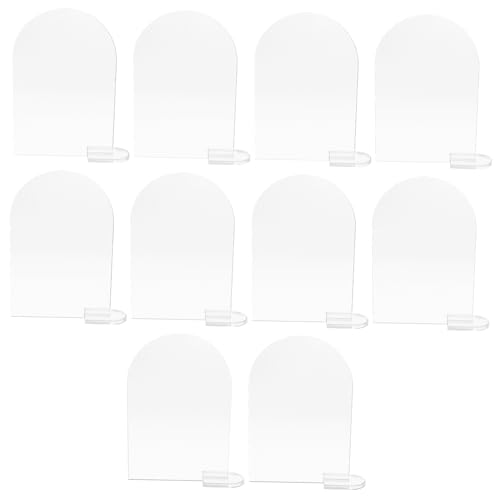OUNONA 30 Sätze Teiliges Tischschilder mit Ständern Blanko Einladungen für Hochzeiten Geburtstage Events Wiederverwendbare Tischdekoration und Elegant OUNONA 30 Sätze Teiliges Tischschilder mit Ständern Blanko Einladungen für Hochzeiten Geburtstage Events Wiederverwendbare Tischdekoration und Elegant von OUNONA